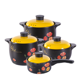 CERAMIC IRON CAST COOKING POT 