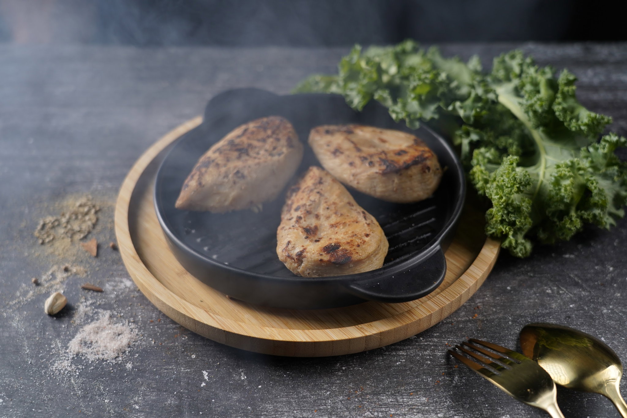 อกย่างรมควัน  Chicken Breast Smoked _0