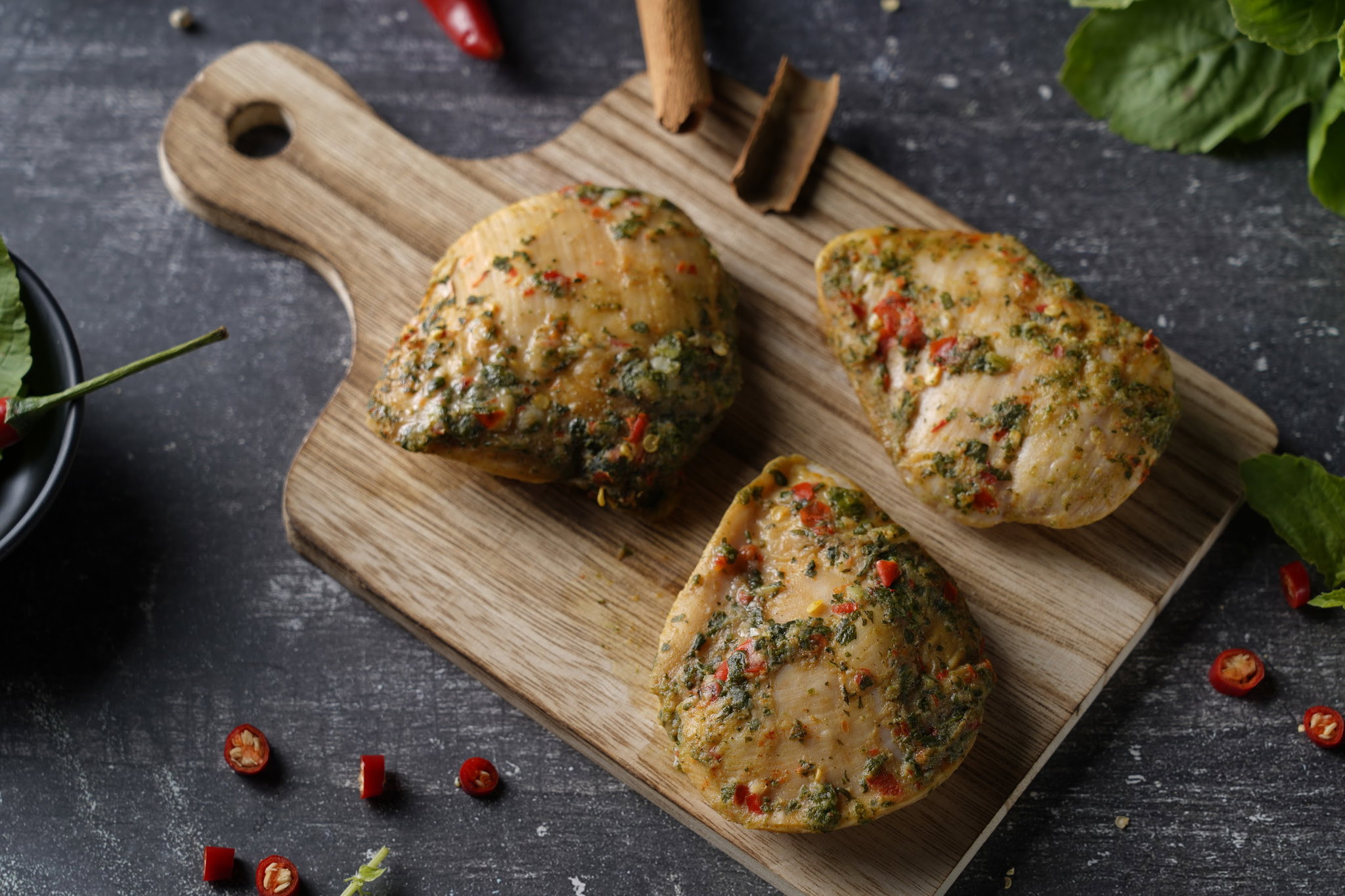 อกไก่กระเพรา Chicken Breast Thai Basil_0