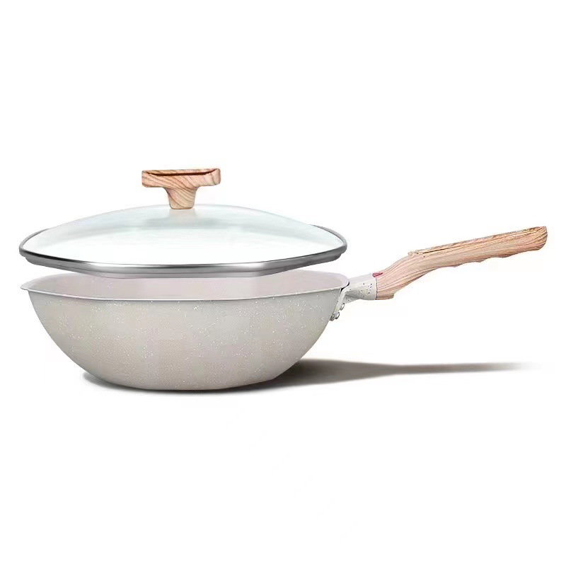 BREEZE NORDIC WHITE NON STICK WOK 32CM_1