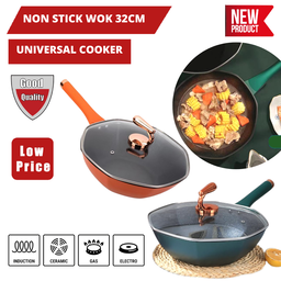 NONSTICK WOK 32CM COOKER 