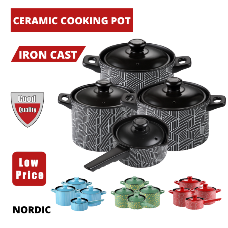CERAMIC IRON CAST COOKING POT _0