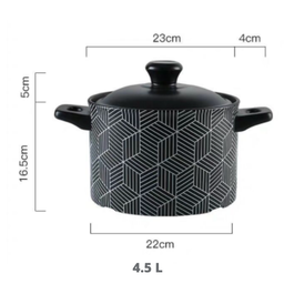 CERAMIC IRON CAST COOKING POT 
