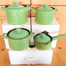 CERAMIC IRON CAST COOKING POT 
