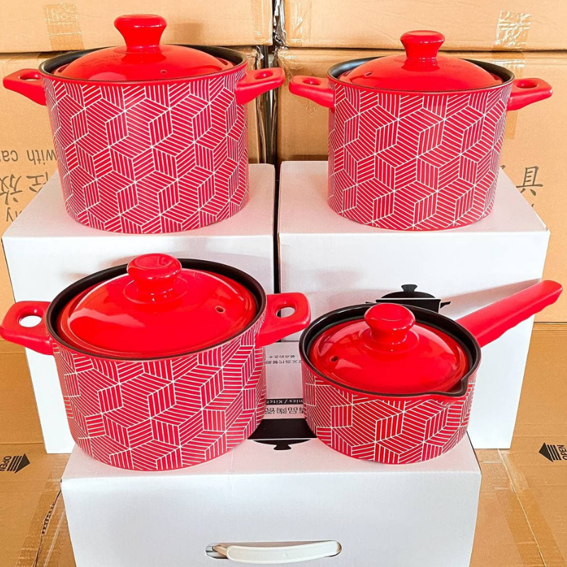 CERAMIC IRON CAST COOKING POT _18