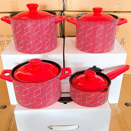 CERAMIC IRON CAST COOKING POT 