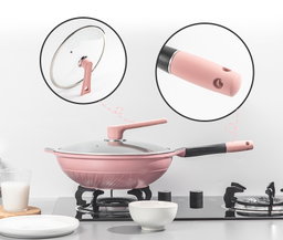 NON STICK WOK PINK EDITION 32CM