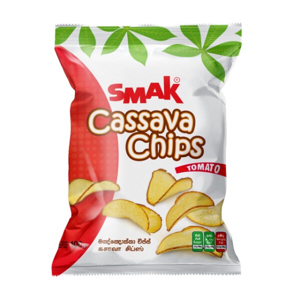 Smak Cassava Chips Tomato 100g_0