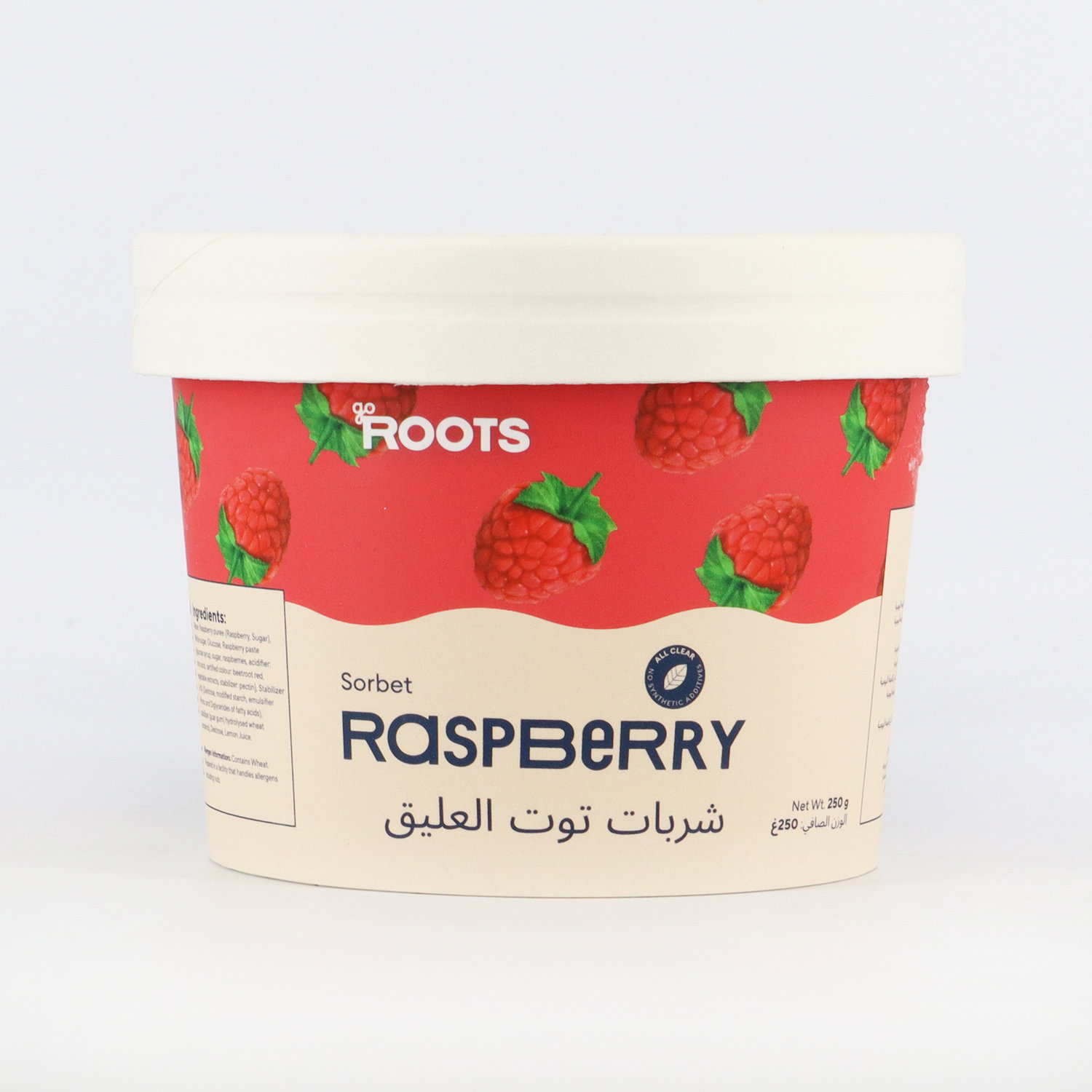 Roots Raspberry Sorbet 250g_0