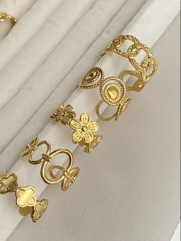 Chunky Golden Rings