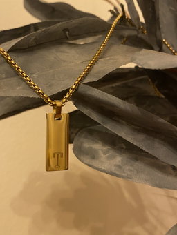 Men Sq Necklace (With or Without engraving)
