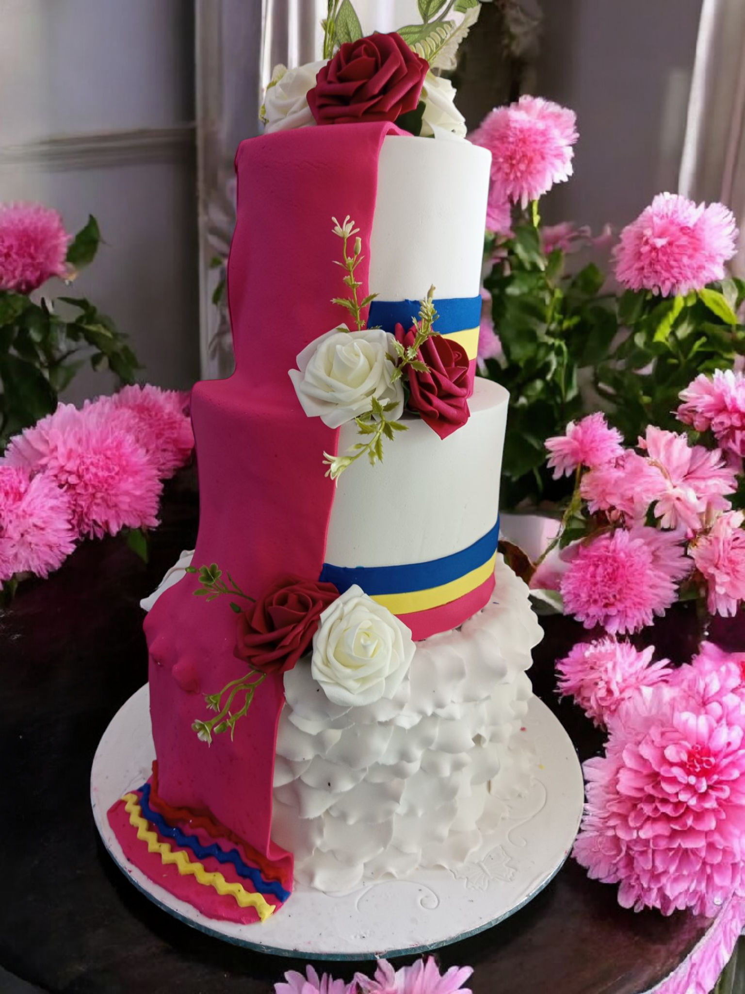 Sepedi Modern Traditional Wedding Cake