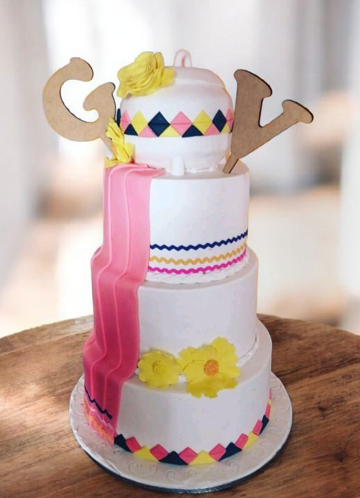 4 Tier Sepedi Traditional Wedding Cake 0001_0