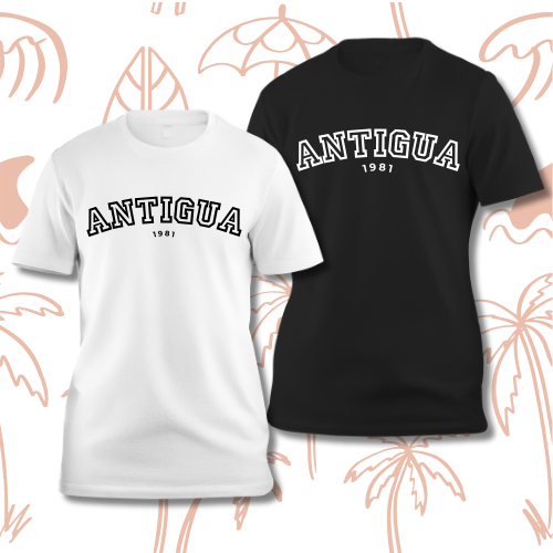 Antigua 1981 Graphic Tee (Curved)