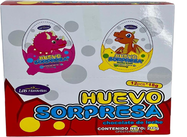 HUEVOS SORPRESAS 18G X 12 PZA X 24 BOXER CWLB2024-1O _0