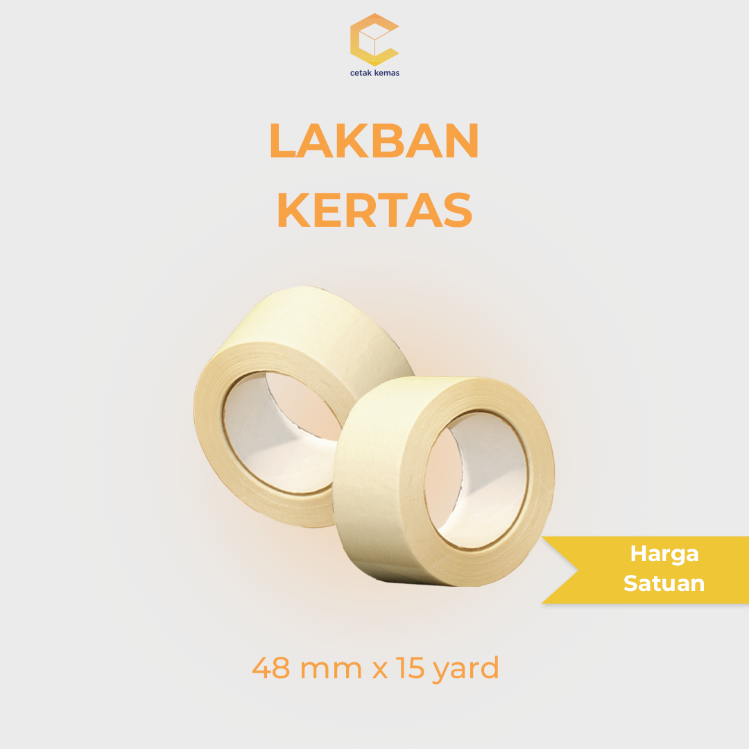 Lakban Kertas - 48mm x 15 Yard (satuan)_0