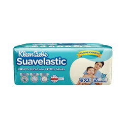 Pañales Suavelastic Etapa 6 con 40 piezas