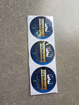 Eid Mubaruk Label