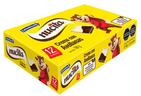 CHOCOLATES  NUTTELINI 14G*12UNS*24 DISPLAY 