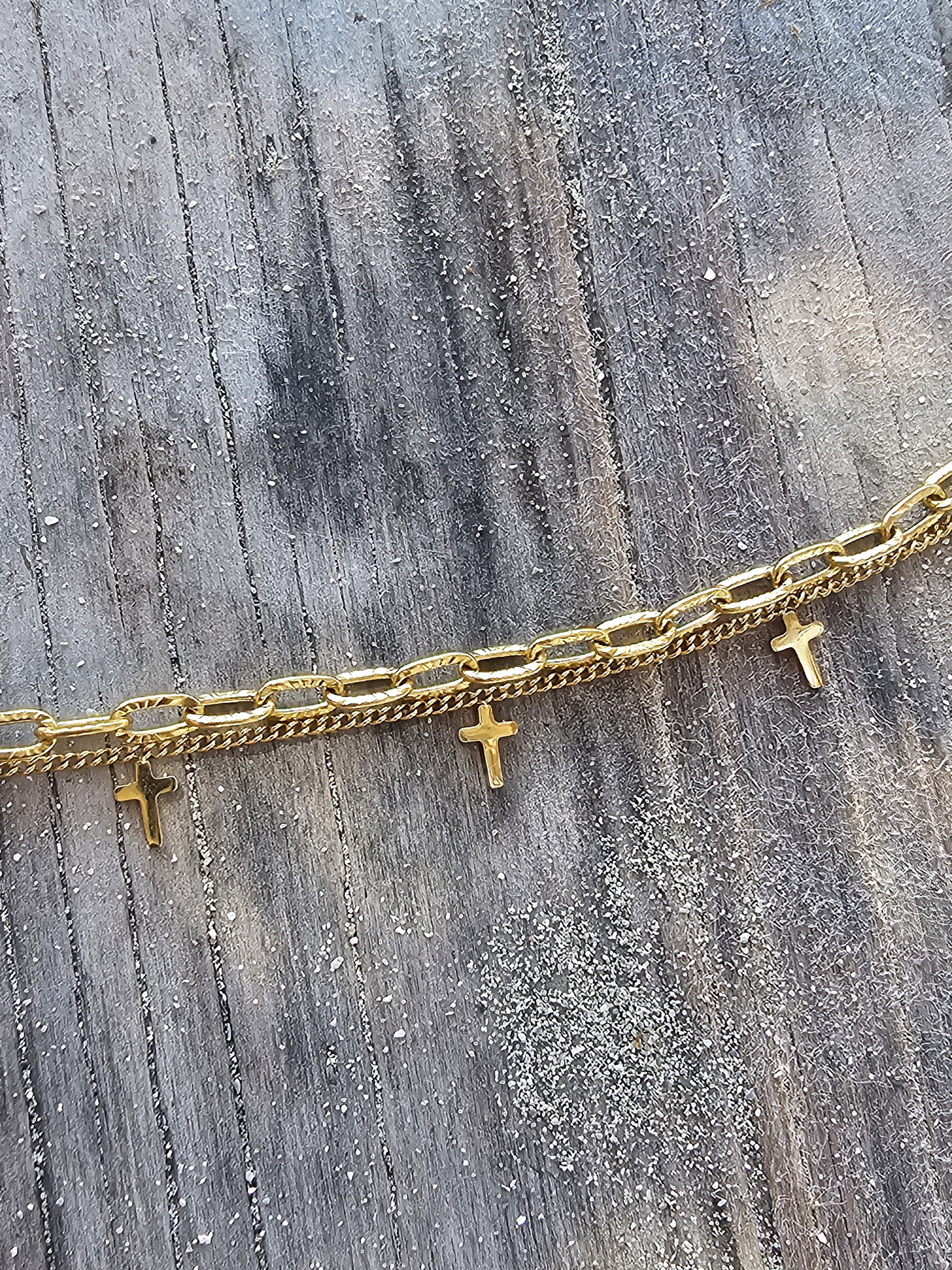  Lysa Cross Layered Anklet _1