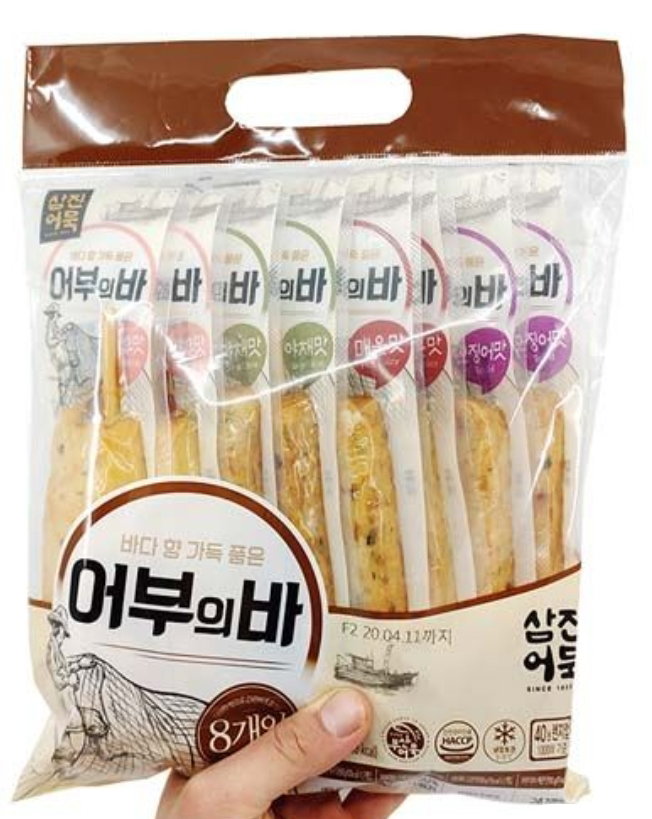 ์ผ์ง์ด๋ฌต ์ด๋ถ์๋ฐ 80g X 8๊ฐ Samjin Fish Cake Bar 80g x8