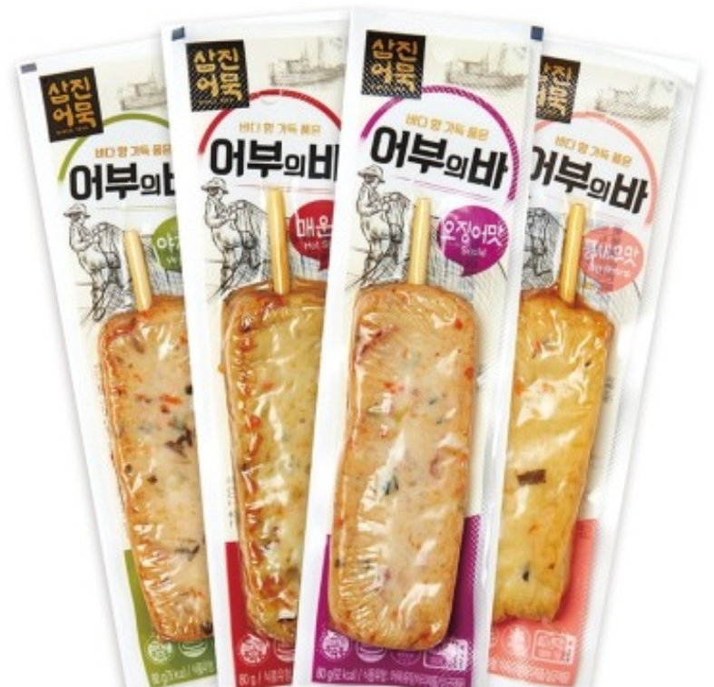 삼진어묵 어부의바 80g X 8개 Samjin Fish Cake Bar 80g x8_1