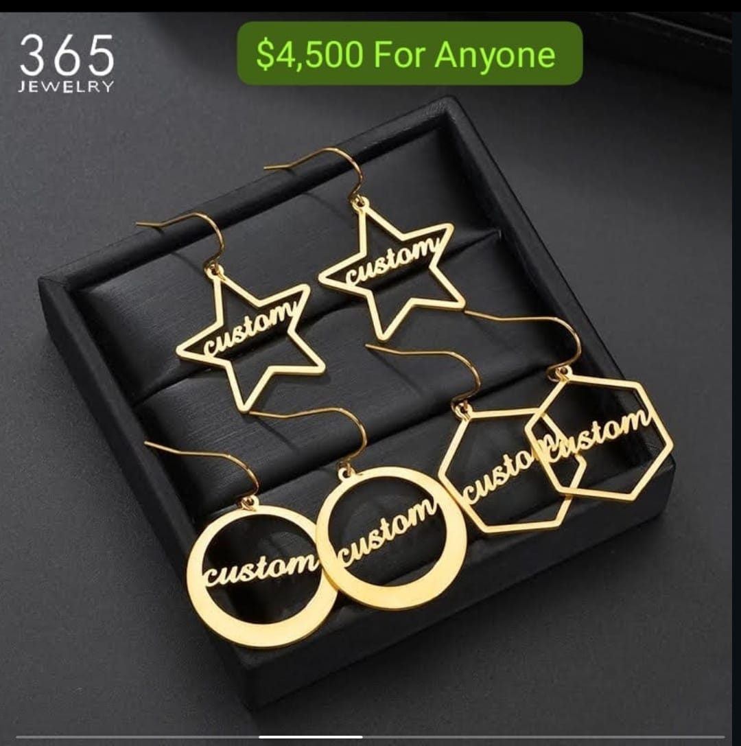 Adult Customize Earring For Women 