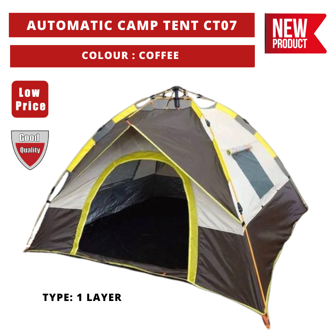 AUTOMATIC 1 LAYER CAMP TENT CT07