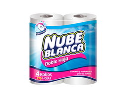 Papel nube blanca 1x4