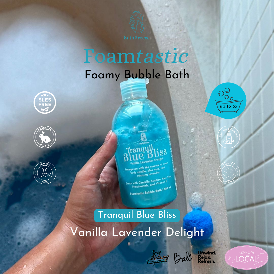 Foamtastic Bubble Bath 250ml - Tranquil Blue Bliss