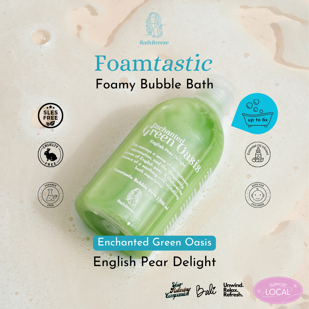 Foamtastic Bubble Bath 250ml - Enchanted Green Oasis