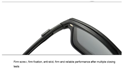 Polarized Sunglasses Men & Women - 5 in 1 magnetic clip - Magnetic hook to Hang on Neck