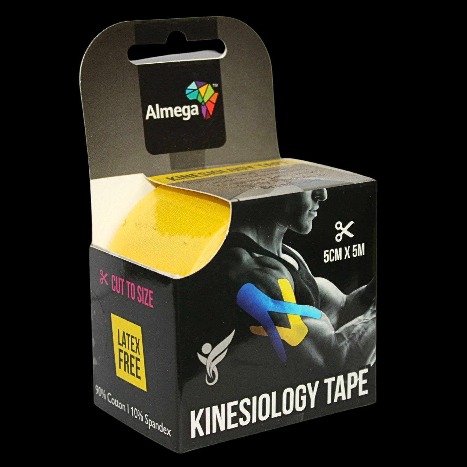 Kinesiology Tape Yellow Alemega_0