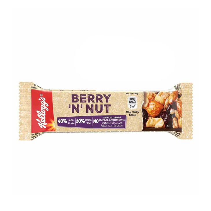 KELLOGS BAR- BERRY "N" NUT 30G_0