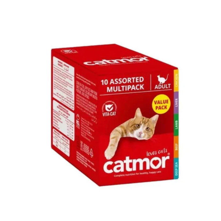 Catmor Adult Assorted Wet Cat Food Multipack 10 X 70g