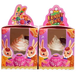 EASTER THEMED SINGLE CUPCAKE BOX 