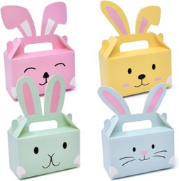 EASTER BUNNY TREAT BOX 6" x 3.5" x 6"