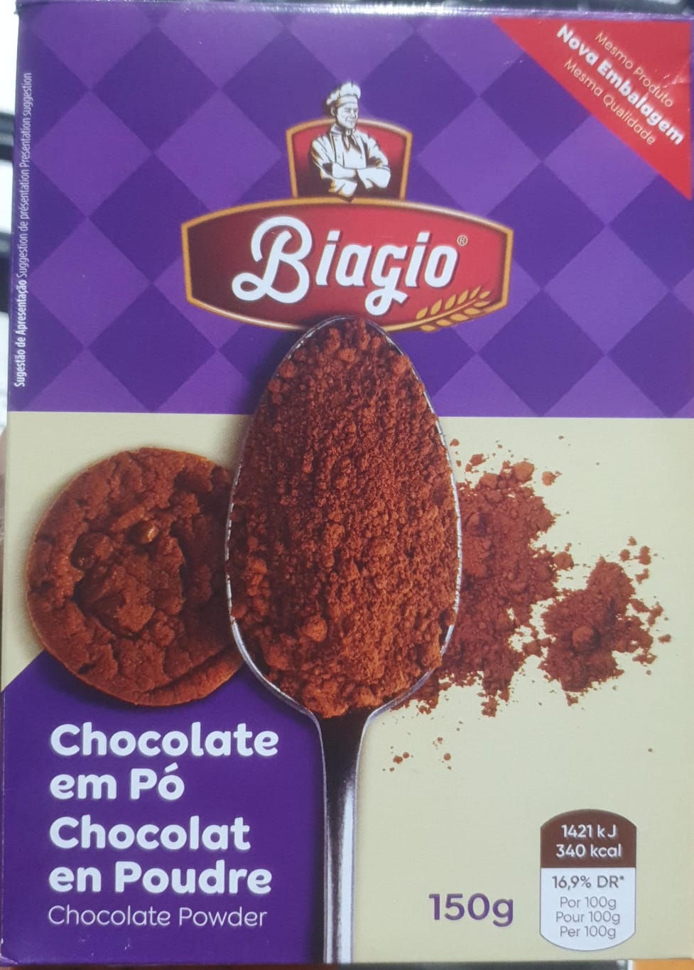 Chocolate em Pó Biagio 150g_0