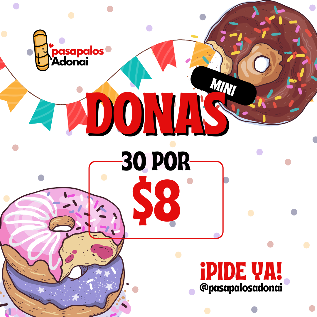 Mini Donas (30 unidades)