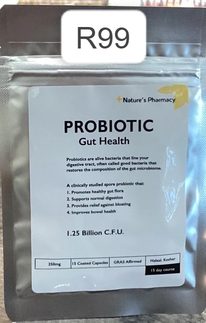 PROBIOTIC Gut Health 15 Caps (5 day coarse)