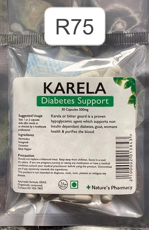 KARELA Diabetes Support 30 Capsules 500mg_0
