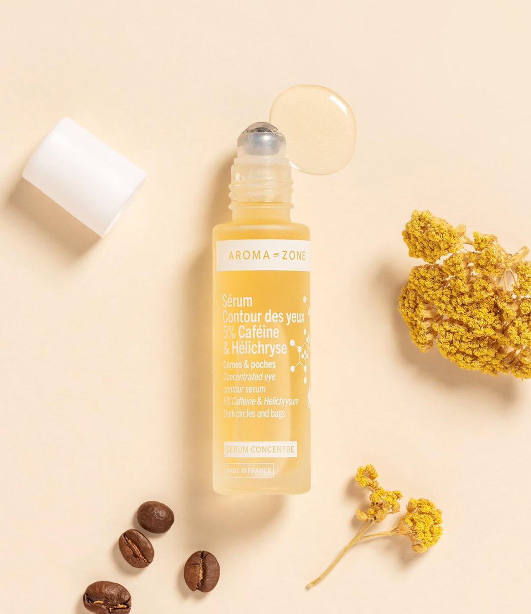 Aroma-Zone Sérum concentré Contour des yeux 5% Caféine & Hélichryse