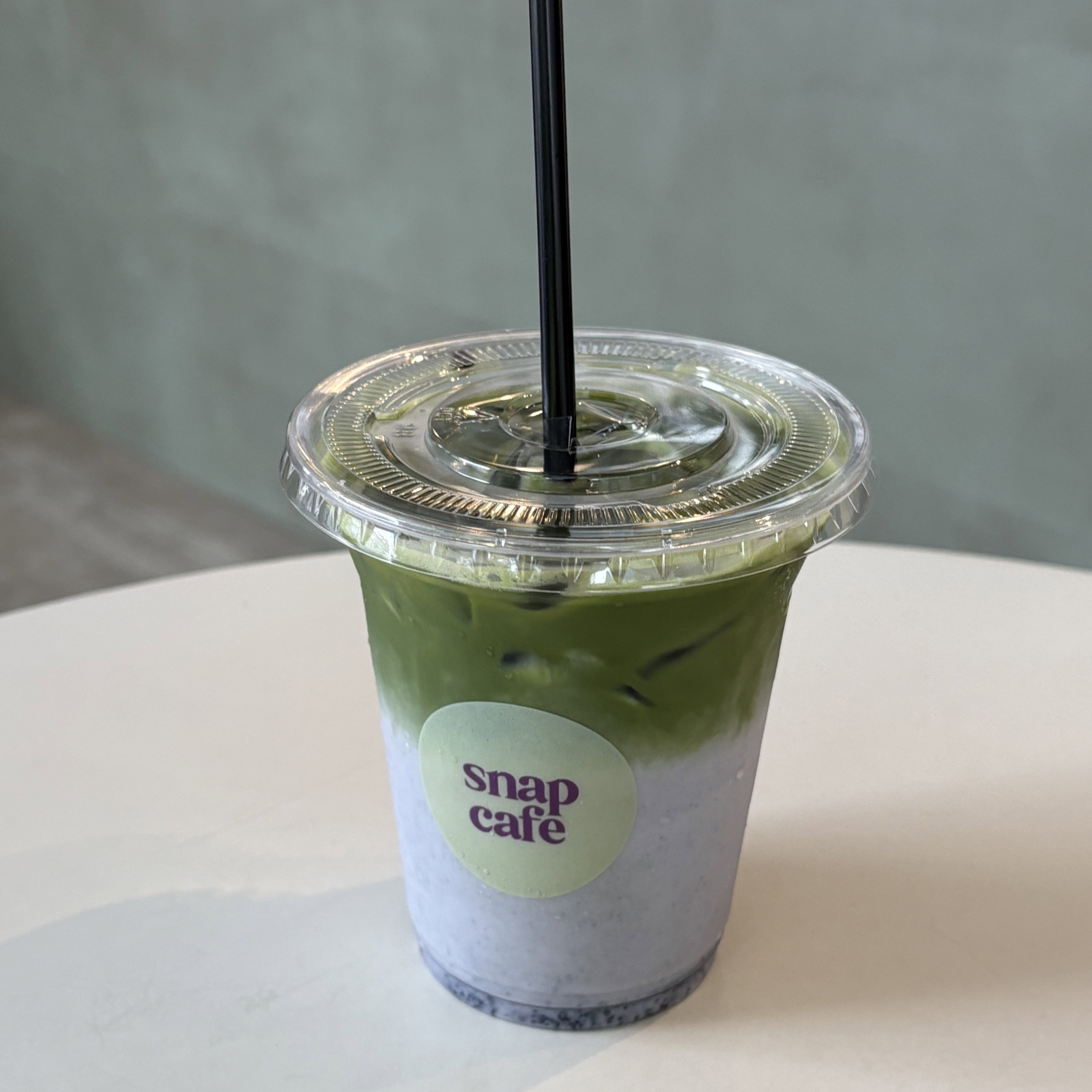 Iced Blueberry Matcha