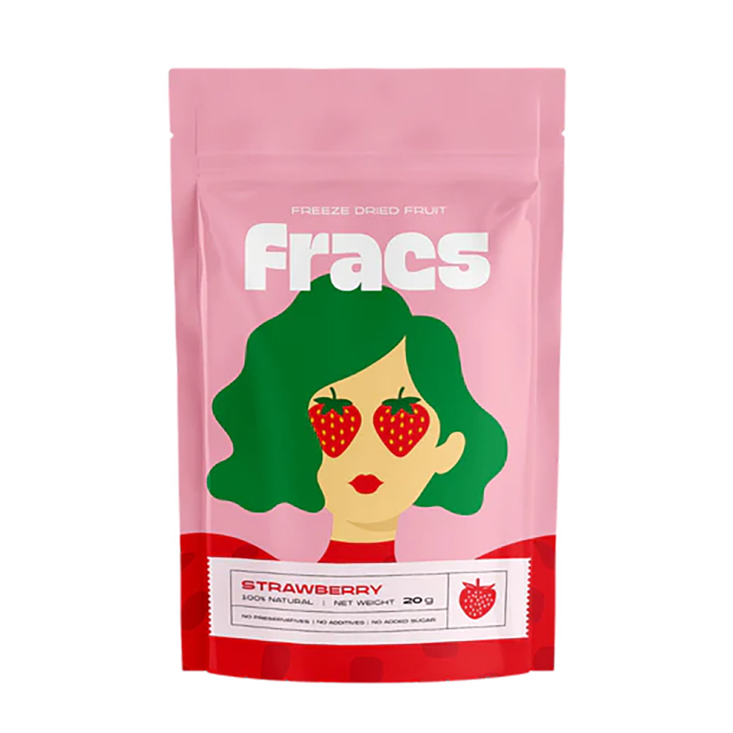 Fracs Freeze Dried Strawberry 20g
