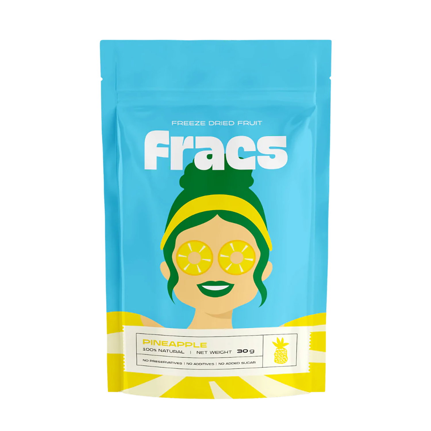 Fracs Freeze Dried Pineapple 30g_0