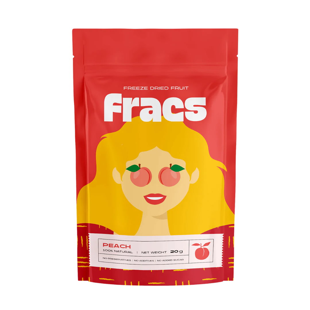 Fracs Freeze Dried Peach 20g