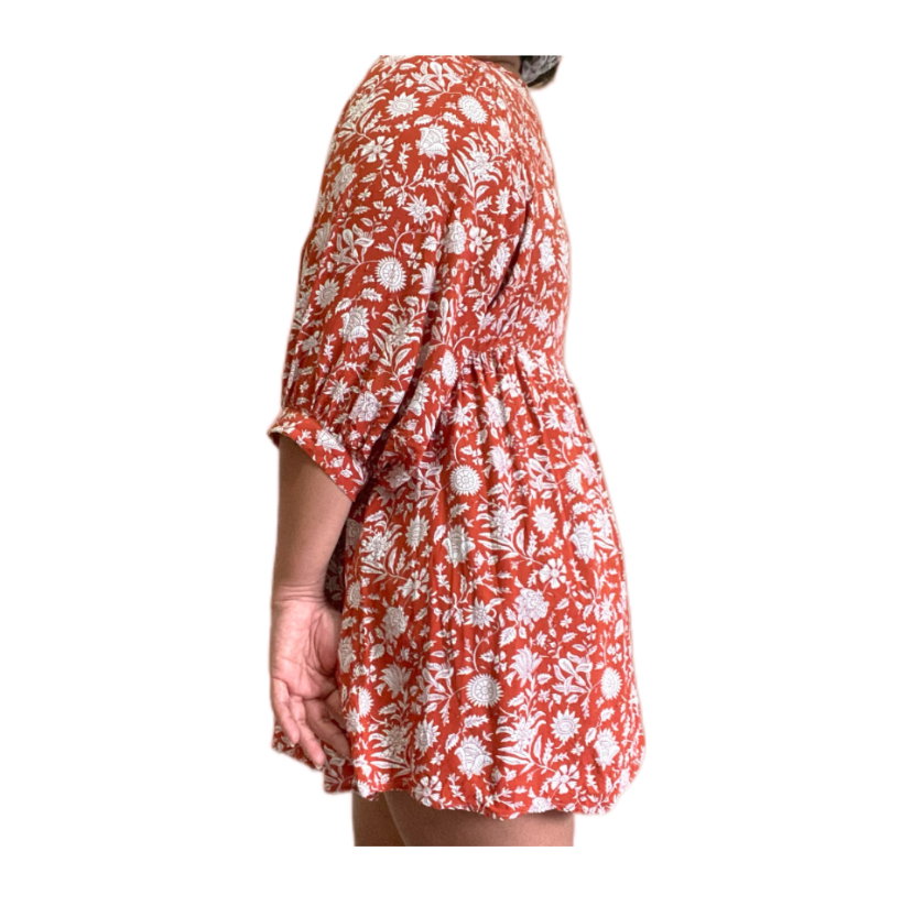 Orange Blossom Mini Dress_1