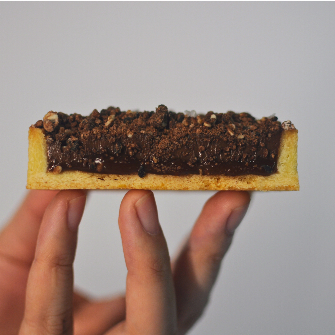 Dark Chocolate Miso Sesame Tart_1