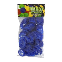 Fichas Didacticas de Plastico c/100pza.