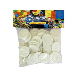 Fichas Didacticas de Plastico c/100pza.